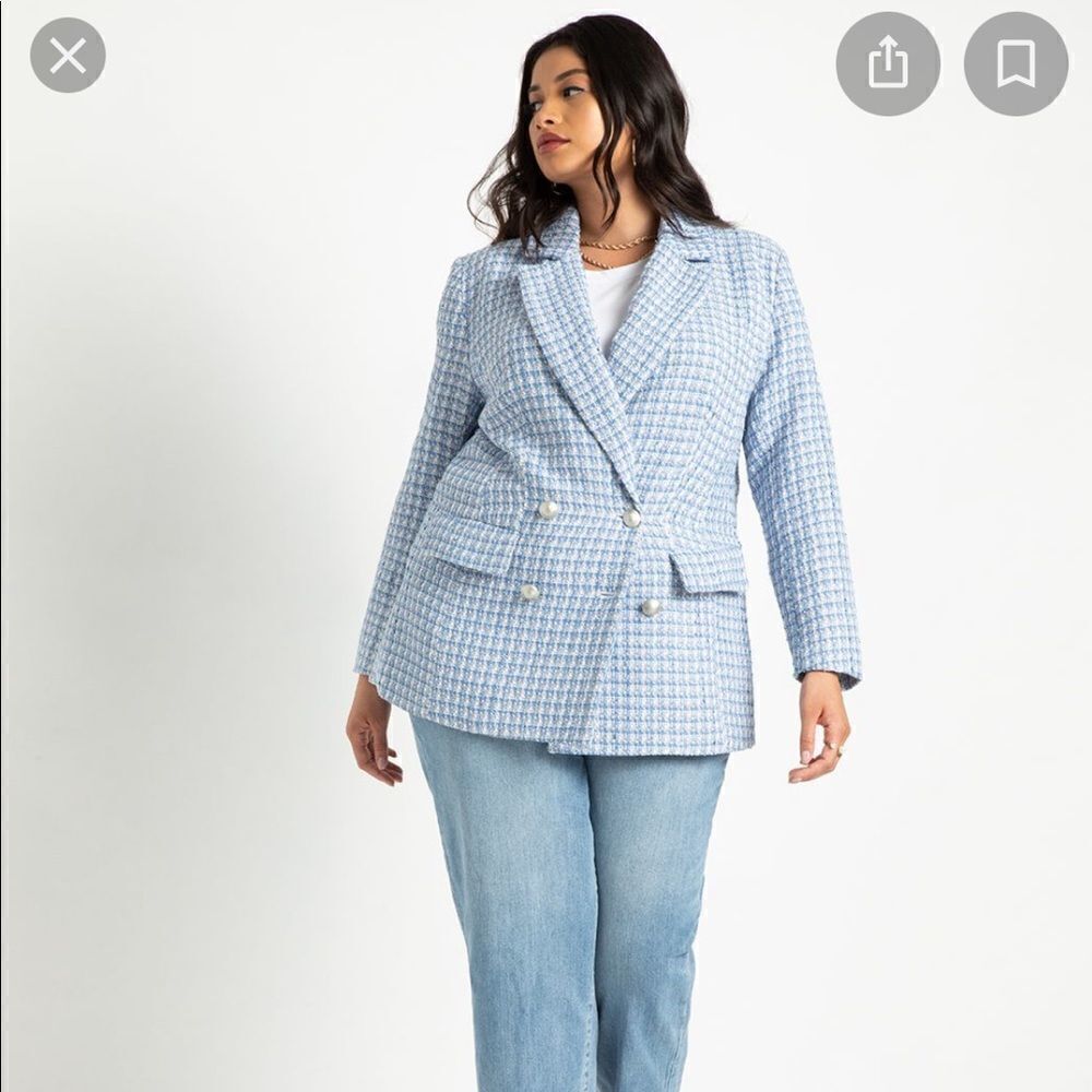 Eloquii Tweed Blazer - Picture 5 of 8